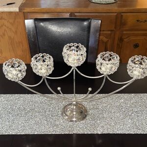 Elegant Silver Candelabra